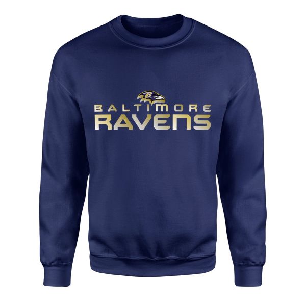 Baltimore Ravens Unleash the Ravens Sweatshirt S - İndigo Mavisi