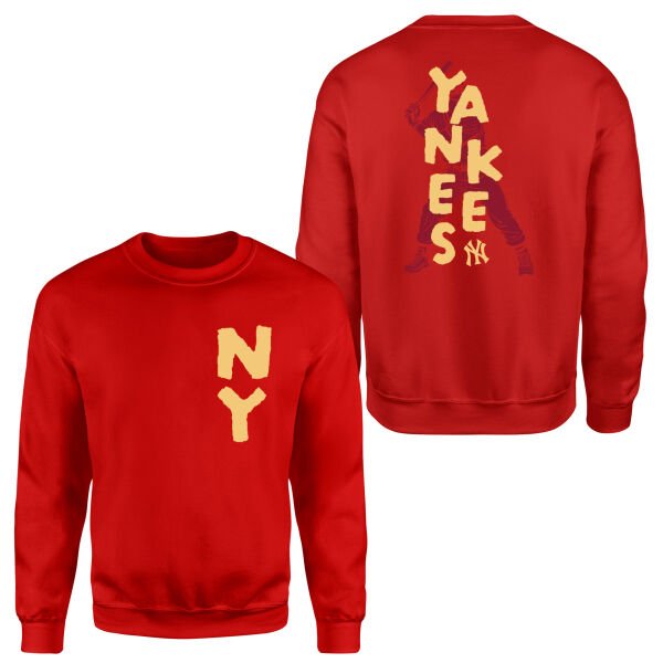 NY Yankees WS Legendary Edition Sweatshirt S - Kırmızı