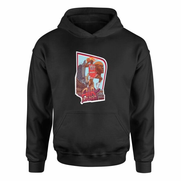 Air Jordan Print Hoodie S - Siyah