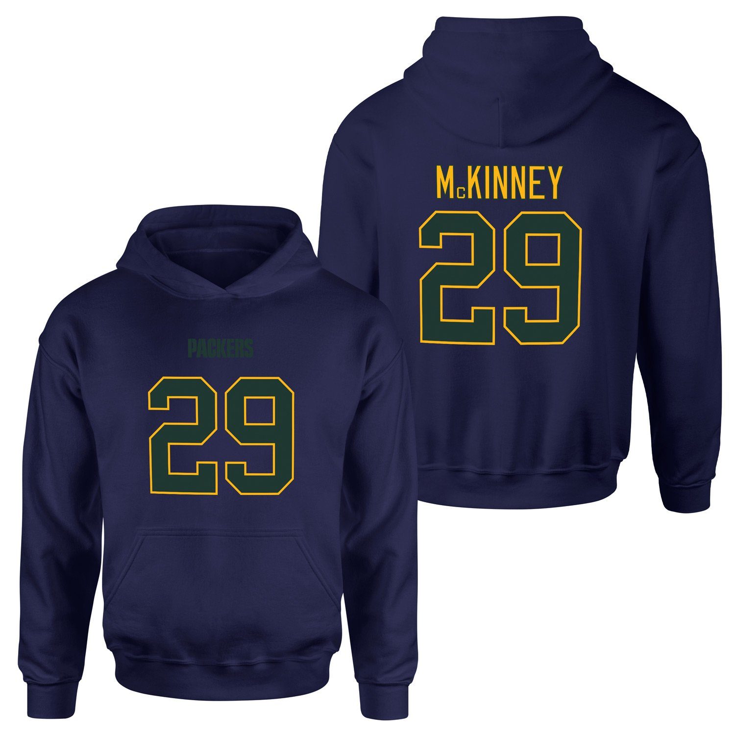 Xavier McKinney Green Bay Packers Hoodie XL - Lacivert