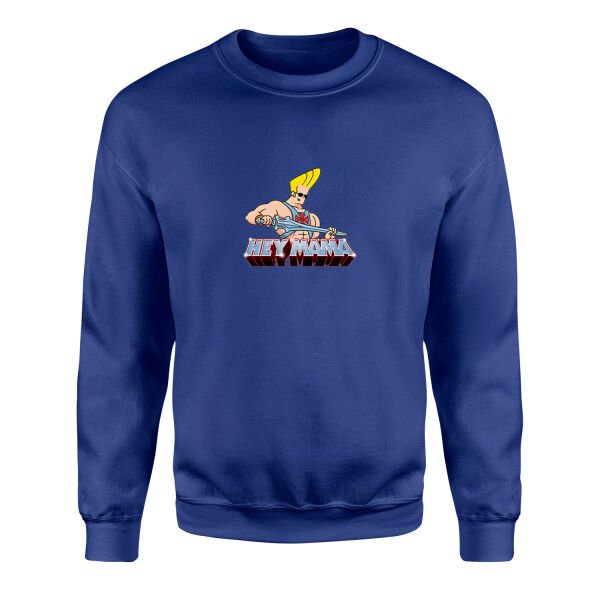 Hey Mama Sweatshirt L - İndigo Mavisi