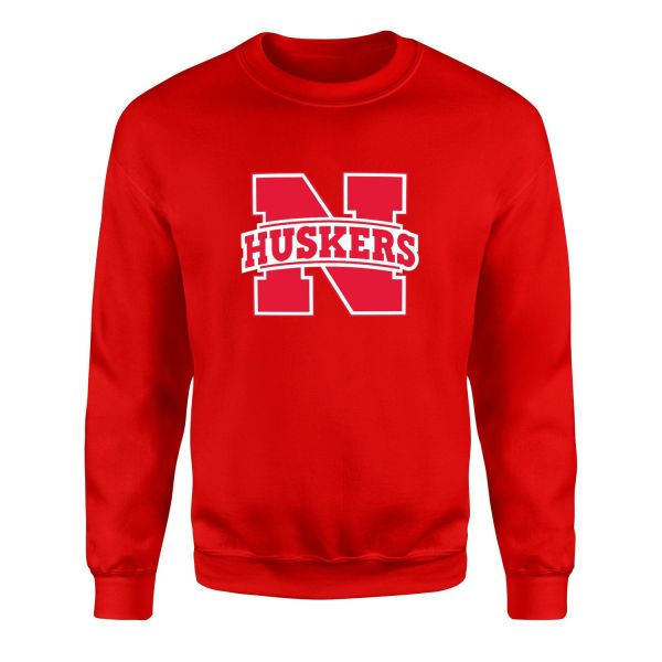 Nebraska Cornhuskers Sweatshirt XL - Kırmızı