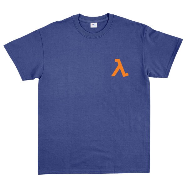 Half-Life Lambda Tişört M - İndigo Mavisi