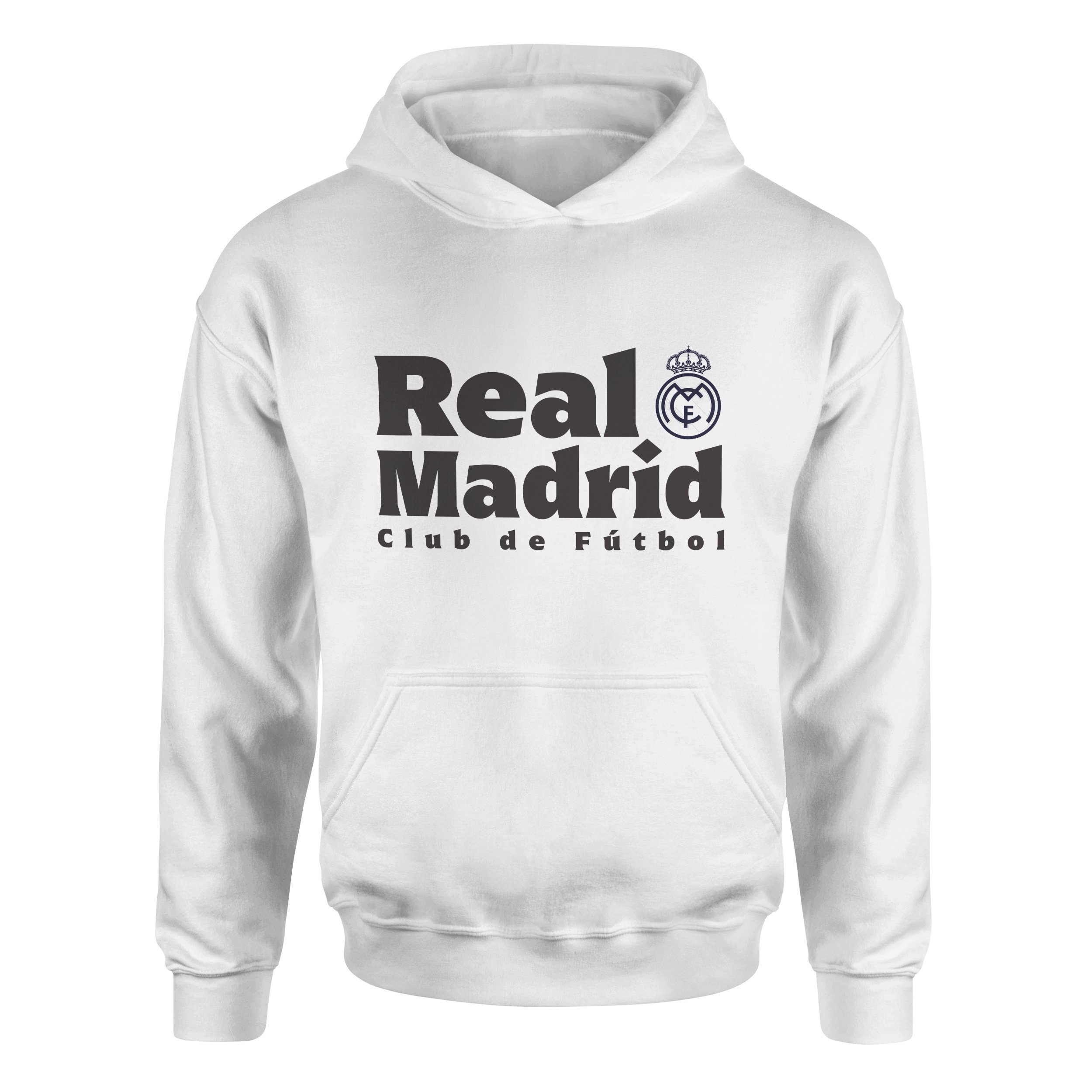 Real Madrid Club de Futbol Hoodie XL - Beyaz