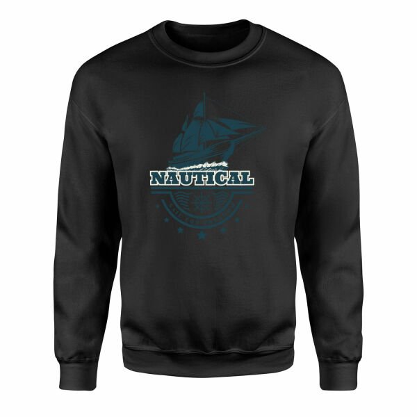 Sail for Freedom Sweatshirt XXL - Siyah