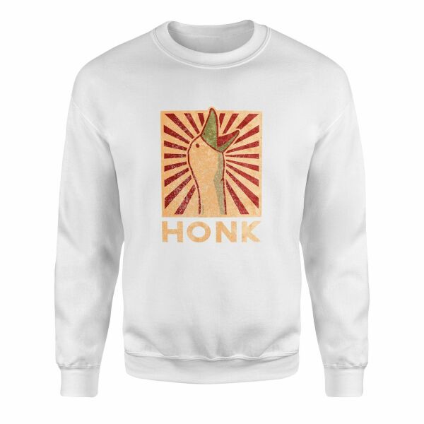 HONK! Sweatshirt L - Beyaz