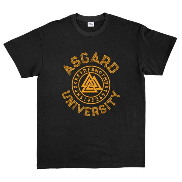 Asgard University Tişört L - Siyah