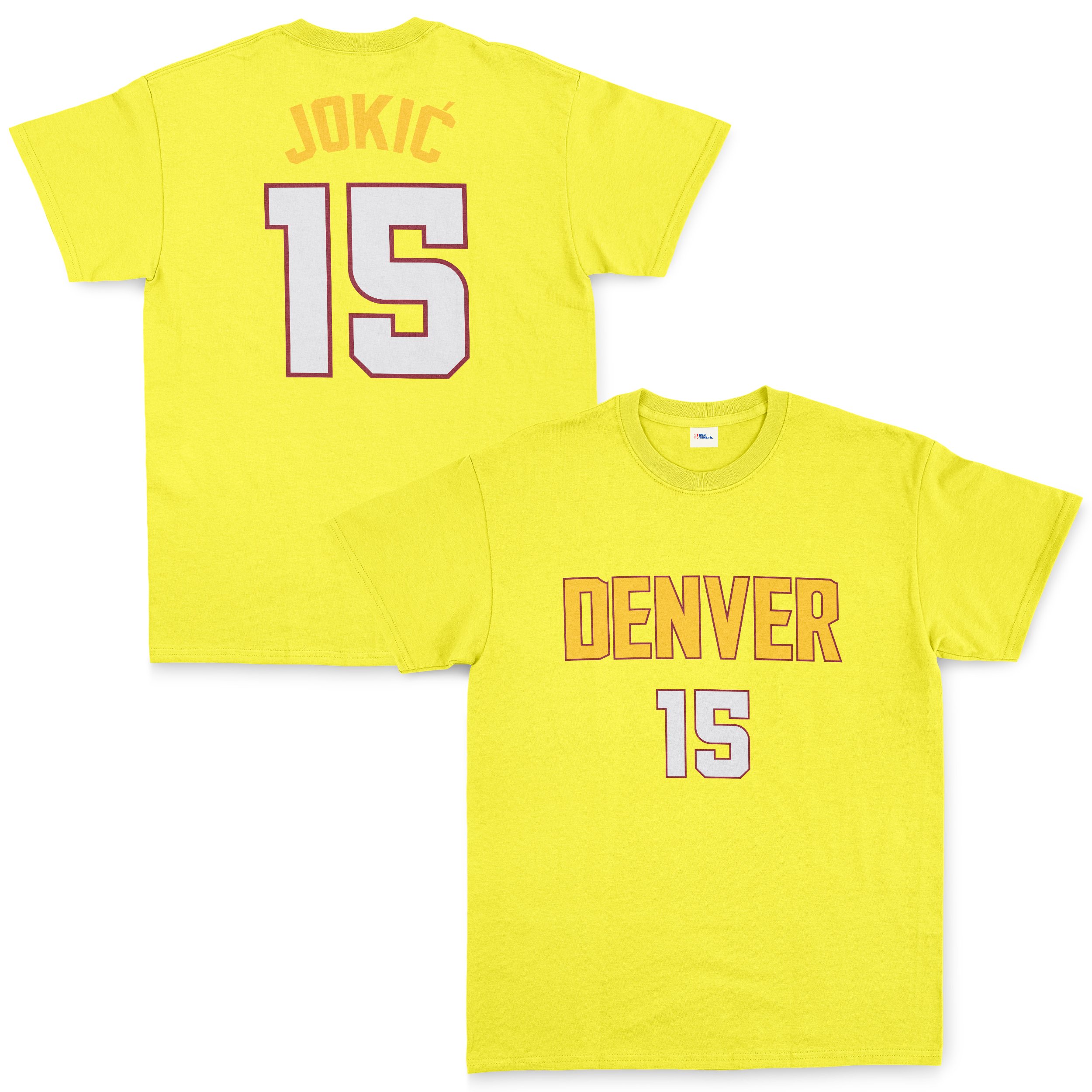Nikola Jokić Forma Tişört XXL - Sarı