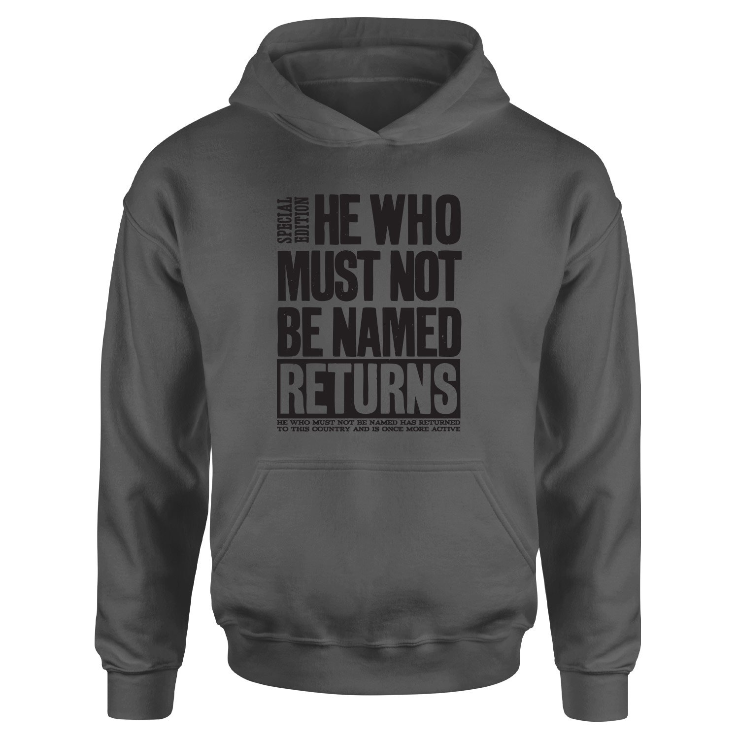 He Returned Hoodie XXL - Füme