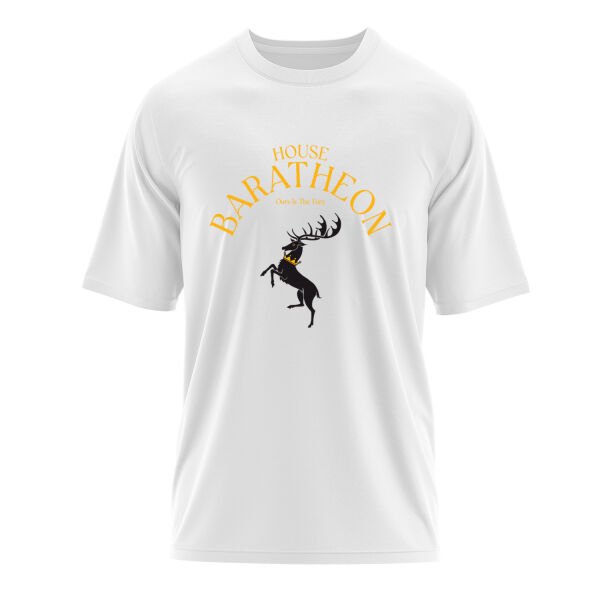 House Baratheon Oversize Tişört M - Beyaz