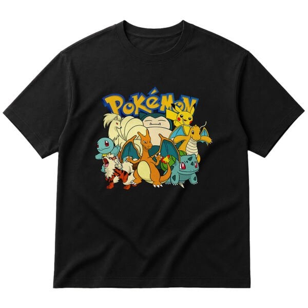 Pokemon Battle Ready Oversize Tişört