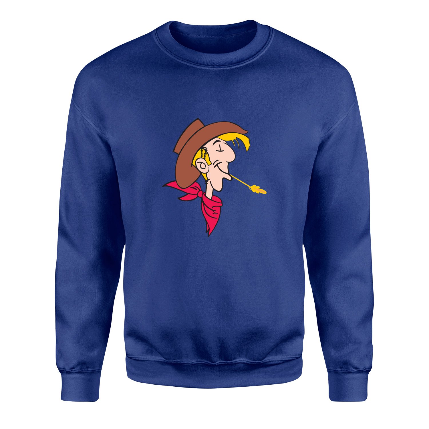 Lucky Luke Sweatshirt S - İndigo Mavisi