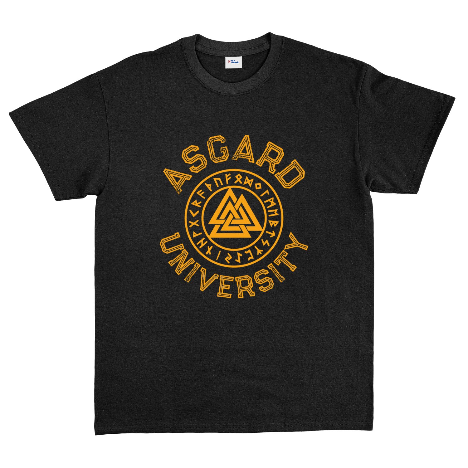 Asgard University Tişört XXL - Siyah