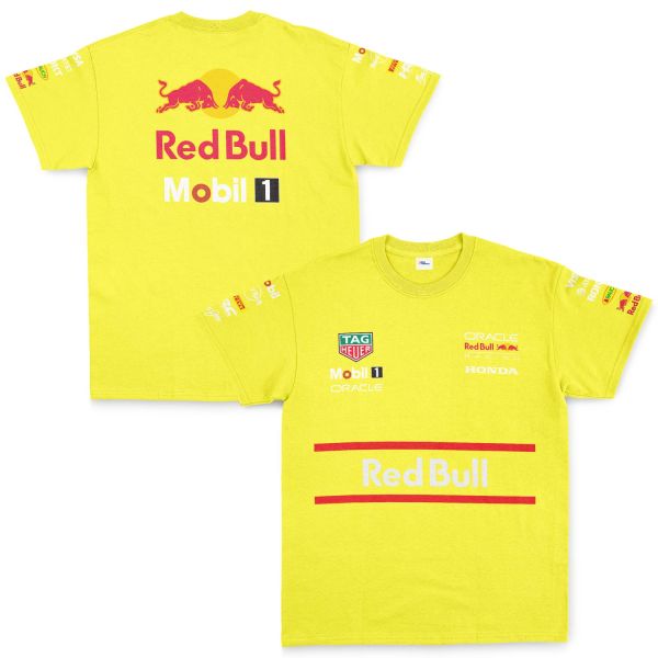 Red Bull Racing Teamline 2025 Tişört XL - Sarı