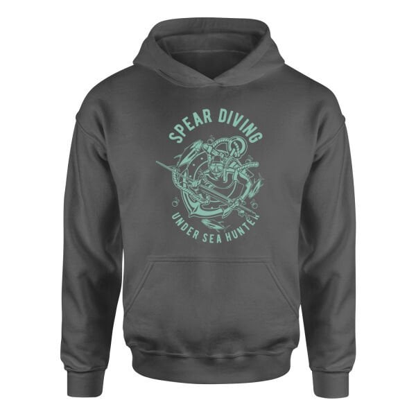 Spear Diving Zıpkıncılık Hoodie XL - Füme