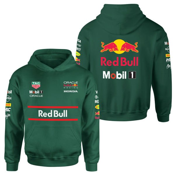 Red Bull Racing Teamline 2025 Hoodie L - Nefti Yeşili