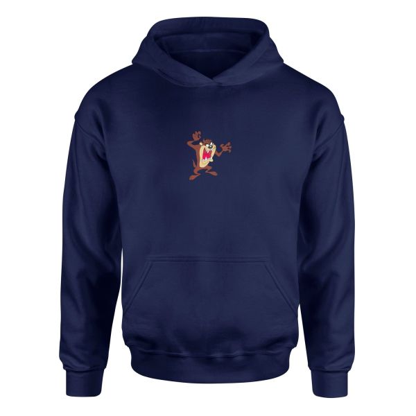 Tazmanya Canavarı Hoodie L - İndigo Mavisi