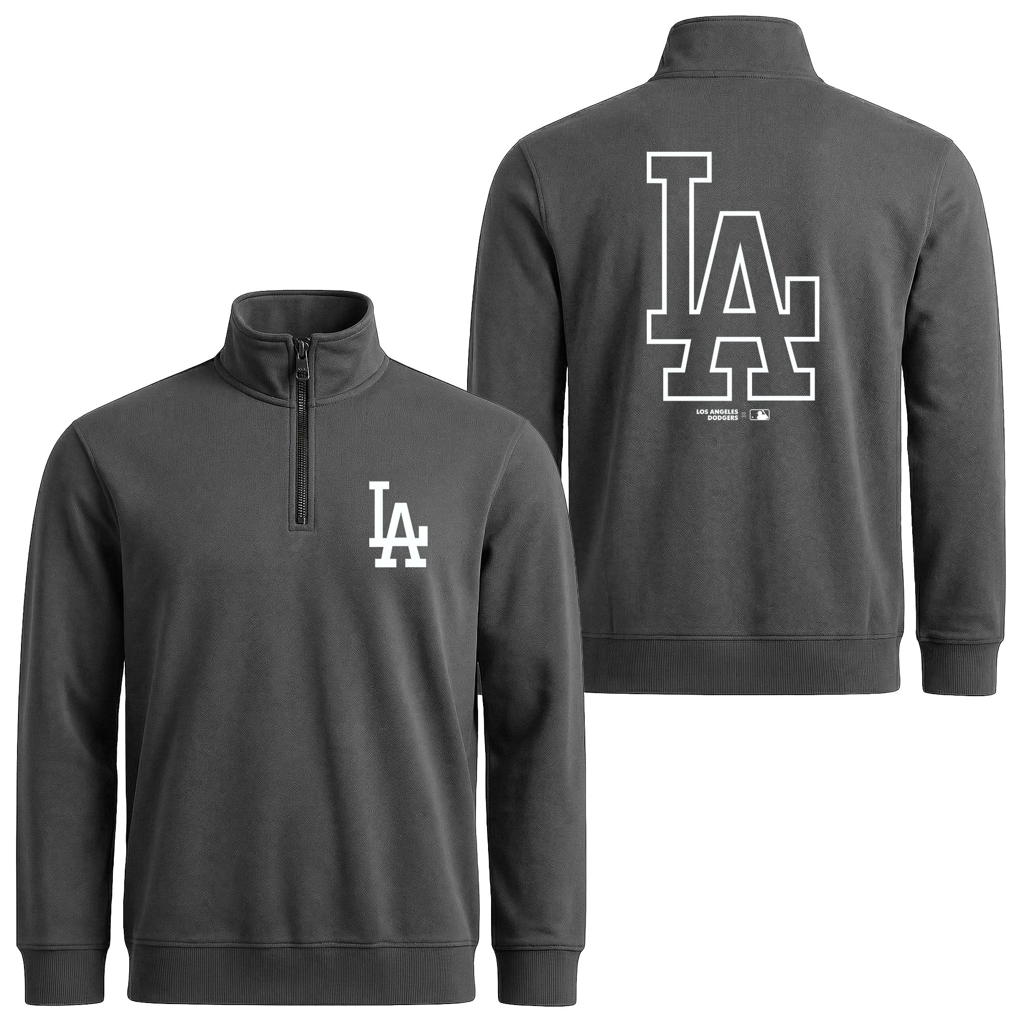 Los Angeles Dodgers MLB Edition Yarım Fermuarlı Sweatshirt