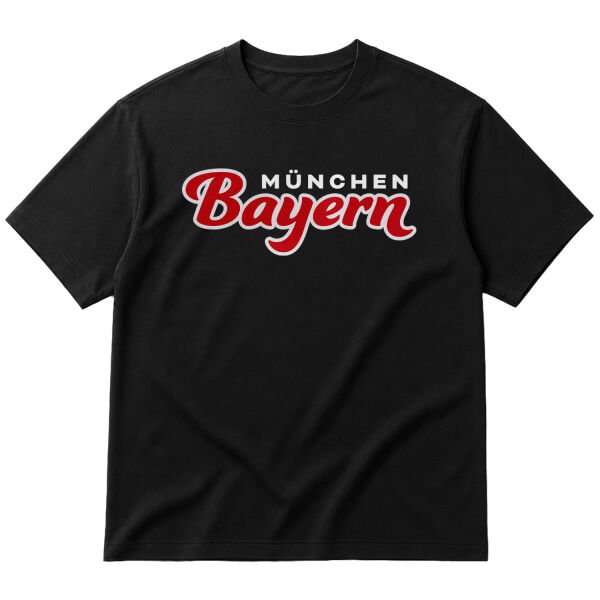 Bayern München Oversize Tişört M - Siyah