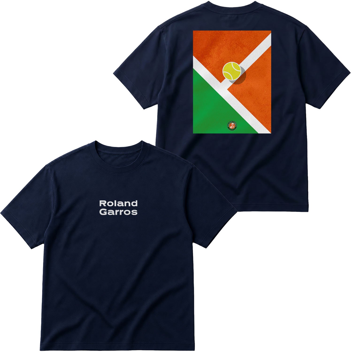 Roland Garros SE Oversize Tişört XL - İndigo Mavisi