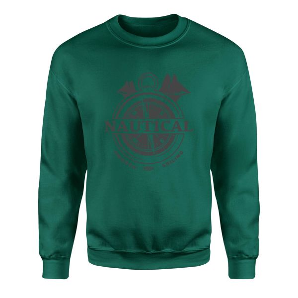Smooth Sailing Denizci Sweatshirt S - Nefti Yeşili