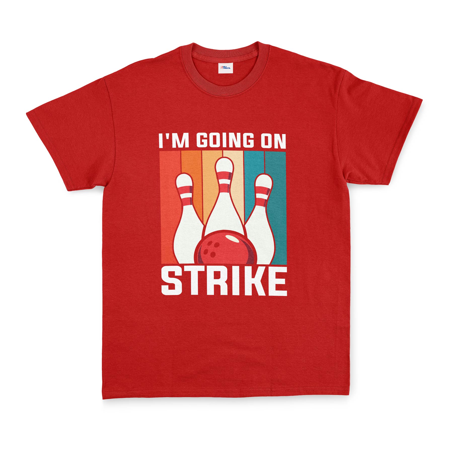 I’m Going On Strike Tişört XL - Kırmızı