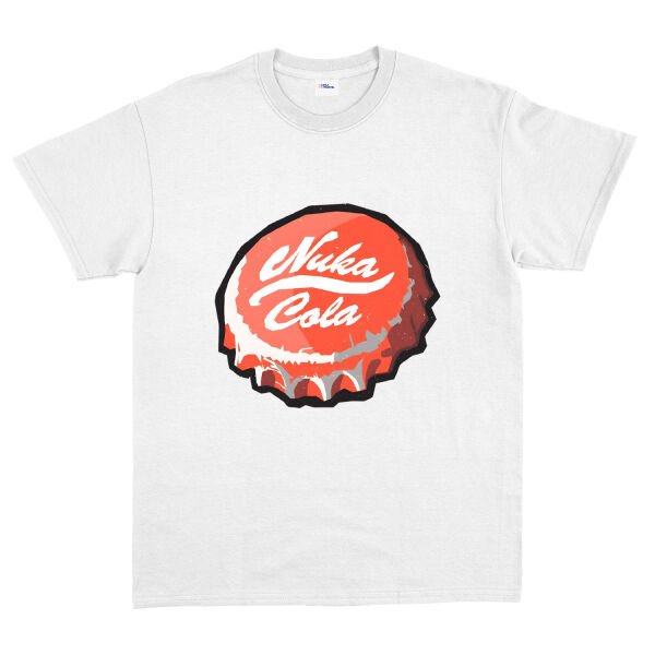 Nuka Cola Caps Tişört M - Beyaz