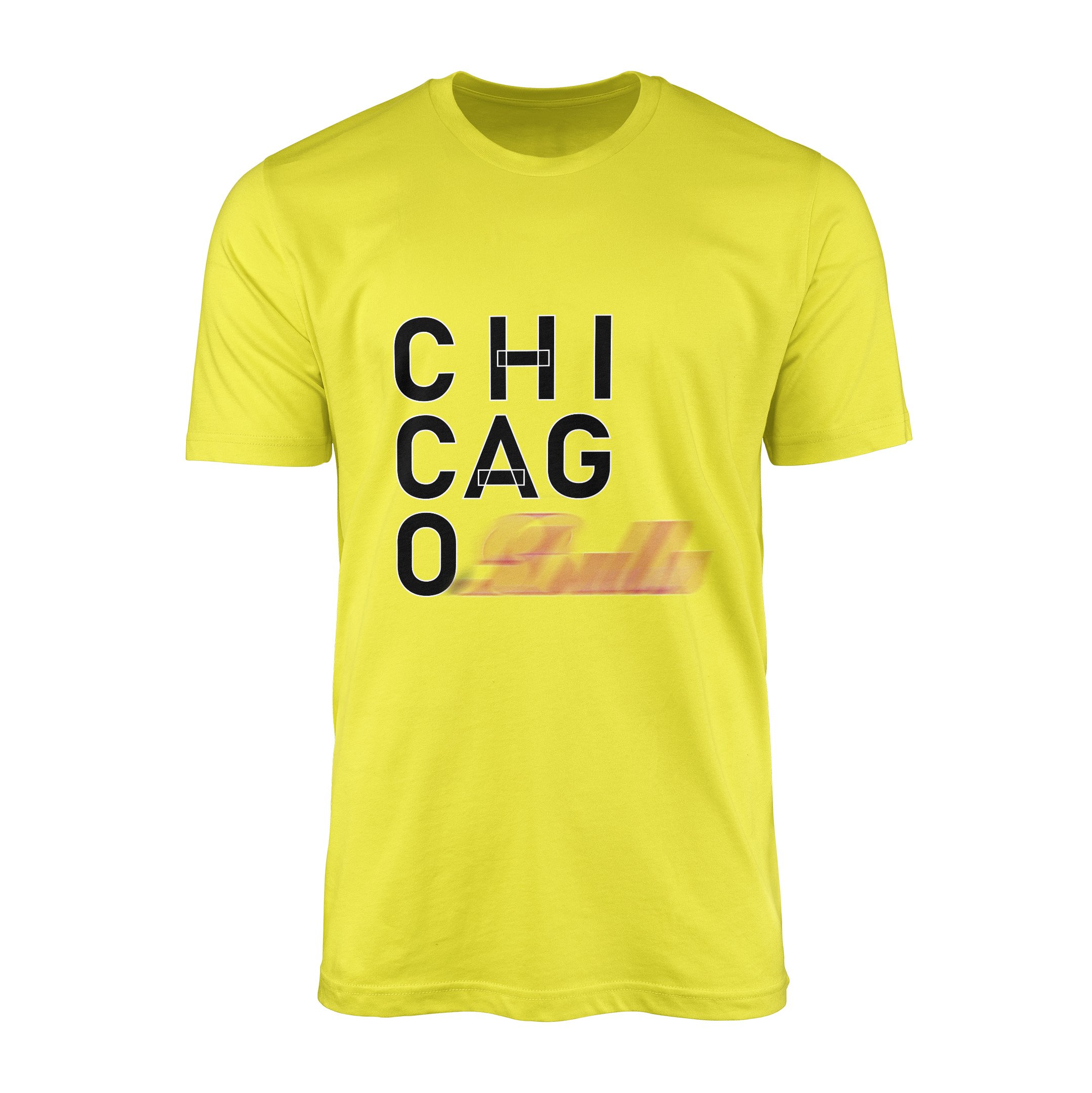Chicago Tişört XXL - Sarı