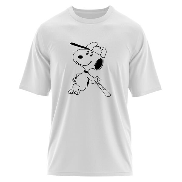 Snoopy Oversize Tişört S - Beyaz