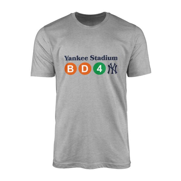 NYC 161 St- Yankee Stadium Subway Station  Tişört S - Gri