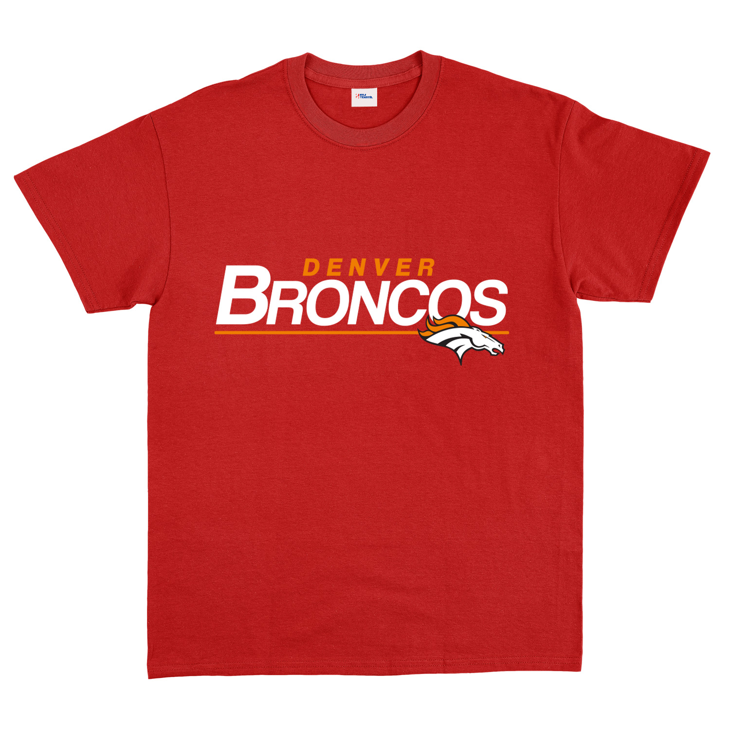 Denver BRONCOS Tişört L - Kırmızı