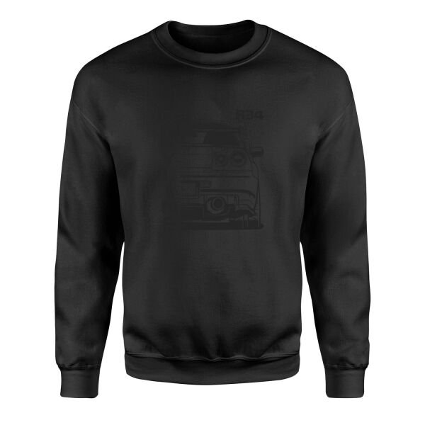 R34 Skyline Sweatshirt XL - Siyah
