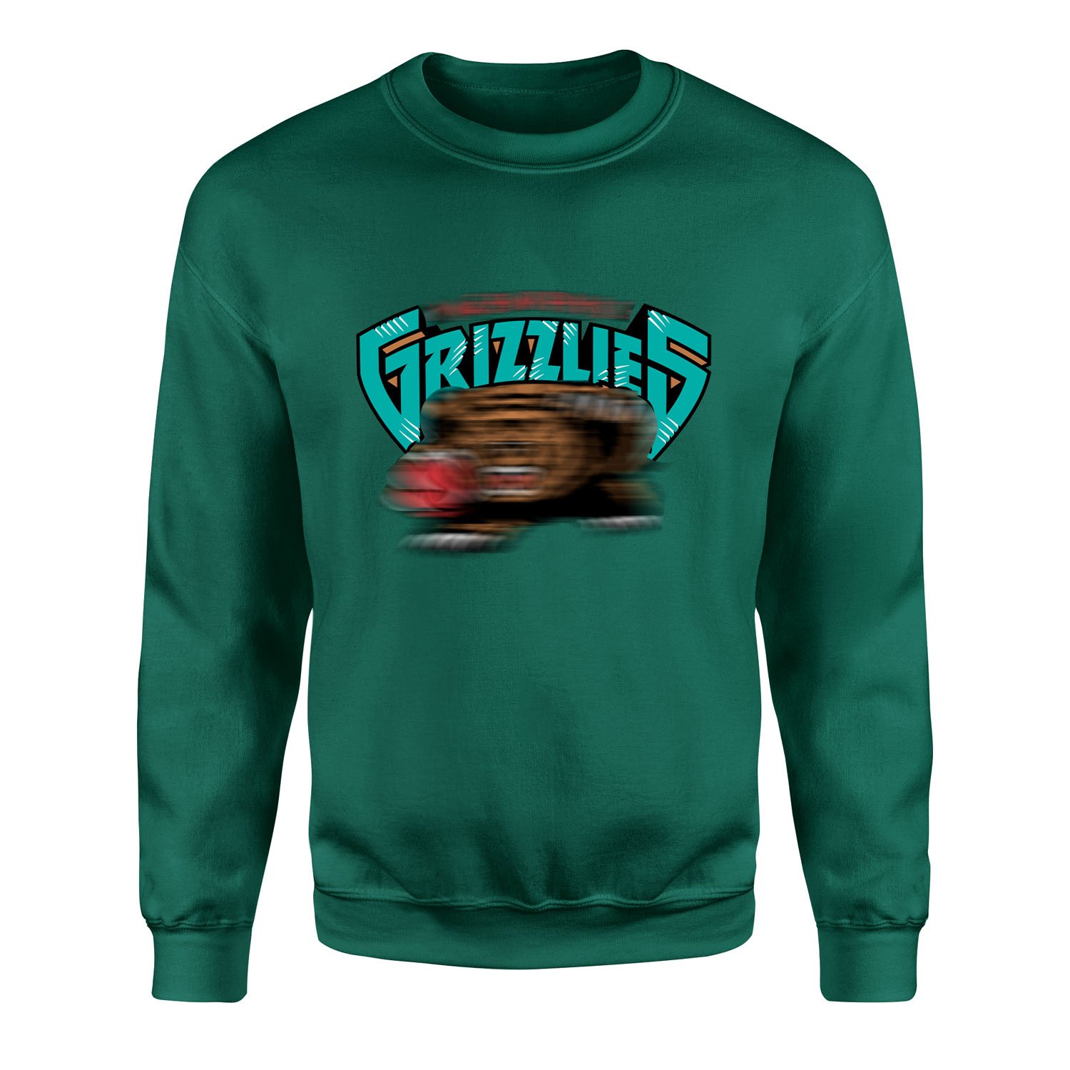 GRIZZLIES Retro Sweatshirt XXL - Nefti Yeşili