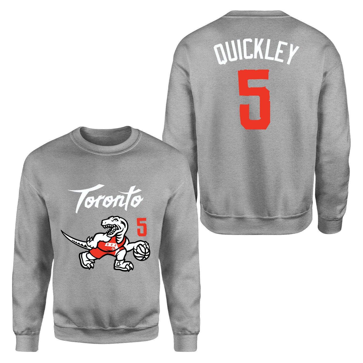 Immanuel Quickley 5 City Edition Raptors Sweatshirt XXL - Gri