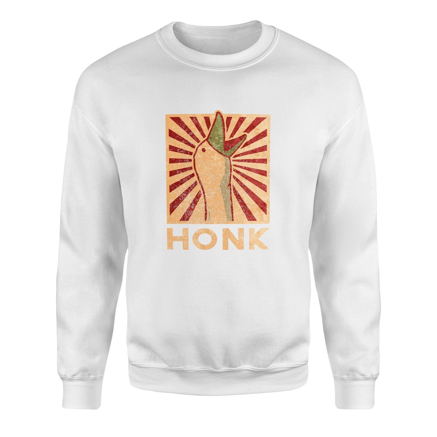 HONK! Sweatshirt M - Beyaz