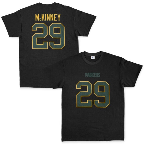 Xavier McKinney Green Bay Packers Tişört XXL - Siyah