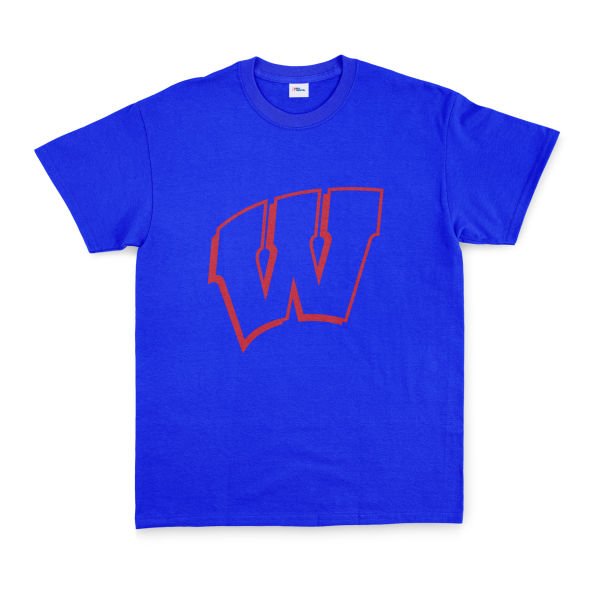 Wisconsin Badgers Tişört S - Mavi