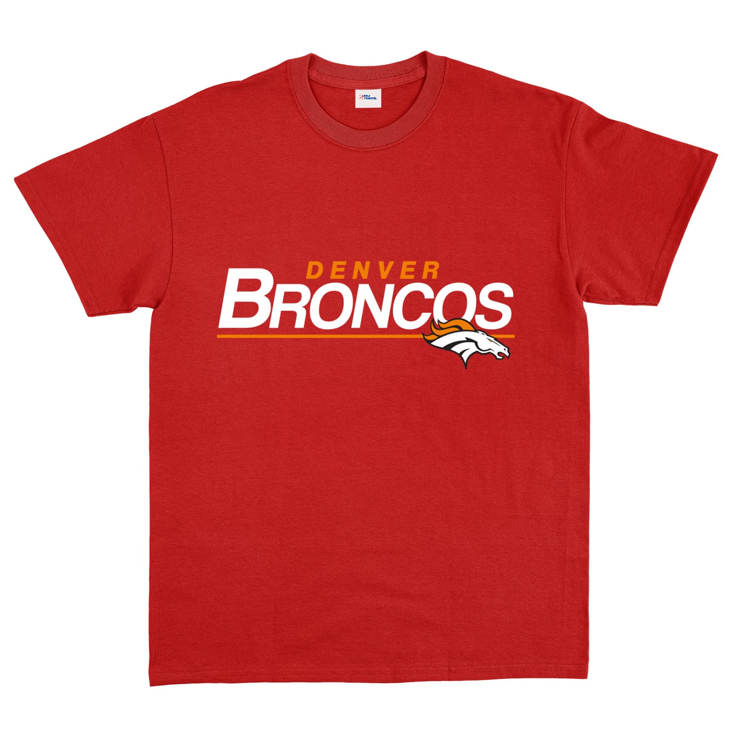 Denver BRONCOS Tişört XL - Kırmızı