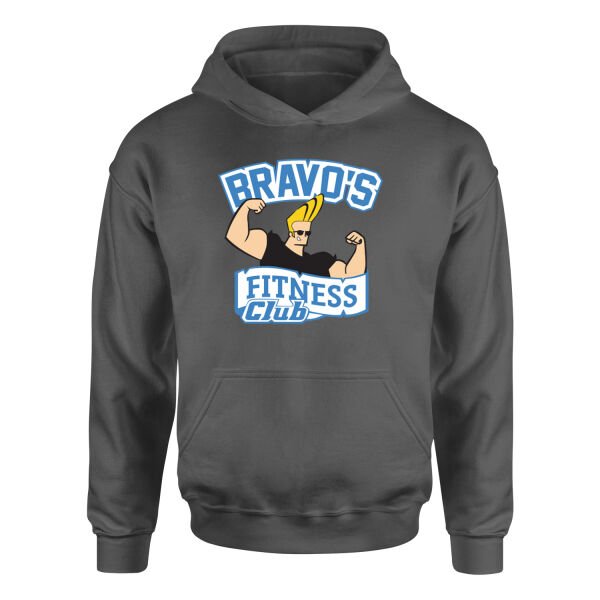 Bravo’s Fitness Club Hoodie L - Füme