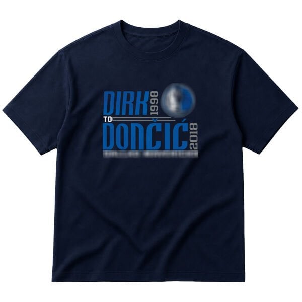 Dirk to Doncic 98-18 Oversize Tişört