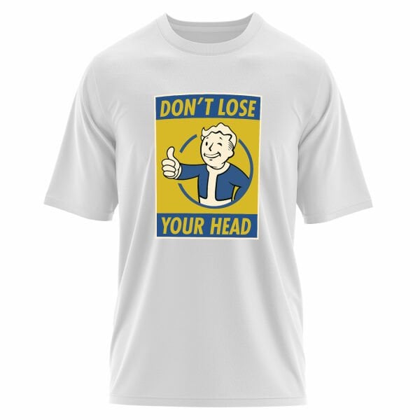 Don’t Lose Your Head | Fallout Oversize Tişört