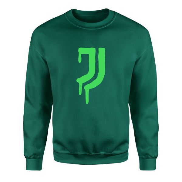 Juventus Acid Green Sweatshirt XXL - Nefti Yeşili