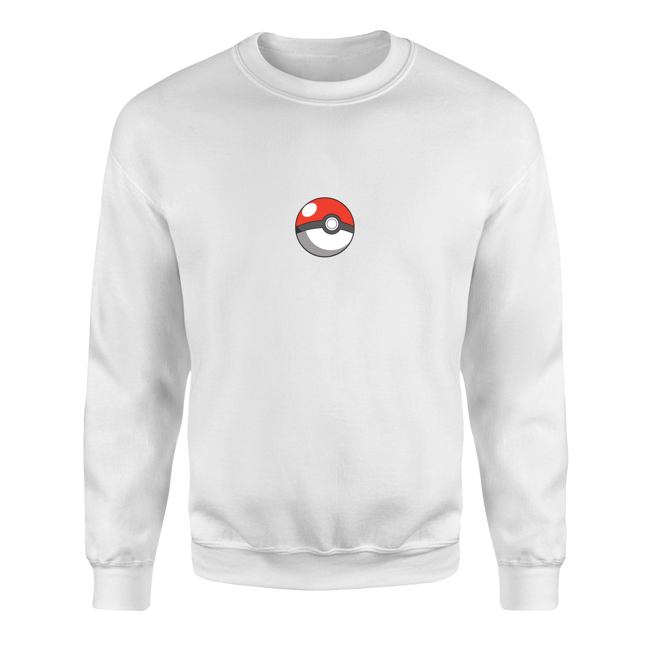 Pokeball Sweatshirt XXL - Beyaz
