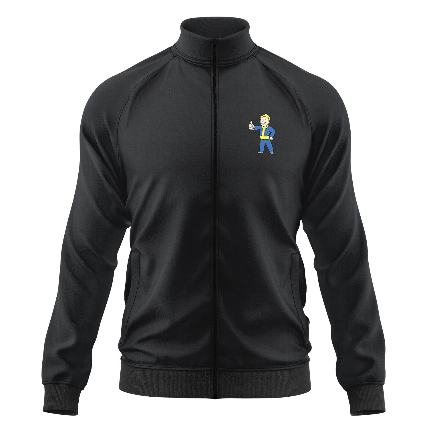 Vault Boy Fermuarlı Sweatshirt S - Siyah