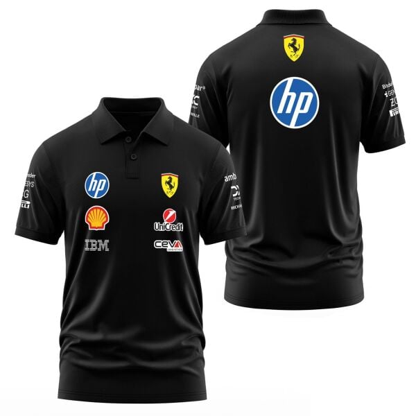 Scuderia Ferrari 2026 Teamline Polo Tişört XL - Siyah | OUTLET