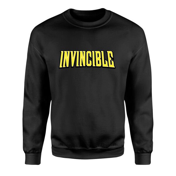 Invincible Sweatshirt S - Siyah