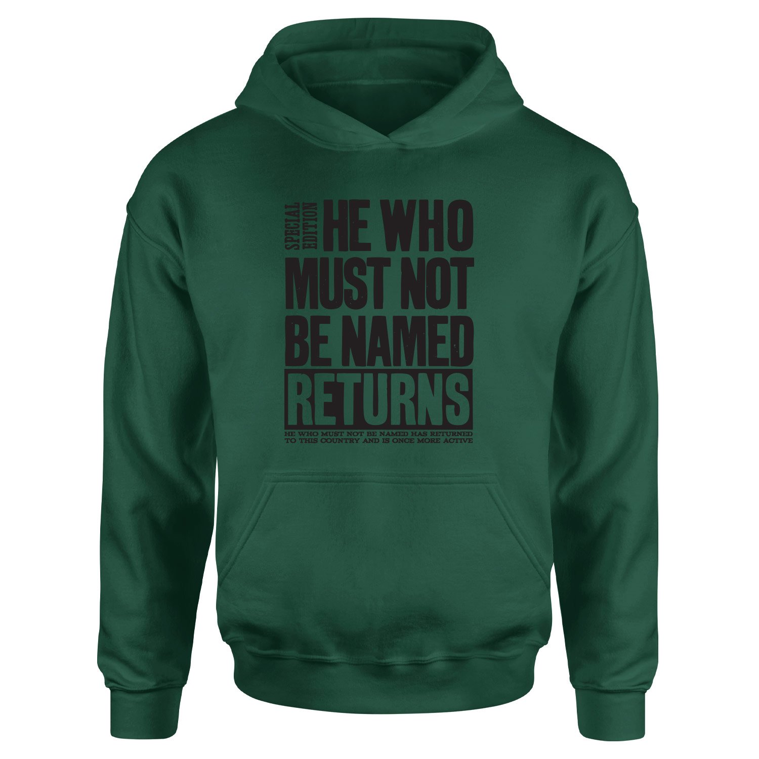 He Returned Hoodie M - Nefti Yeşili