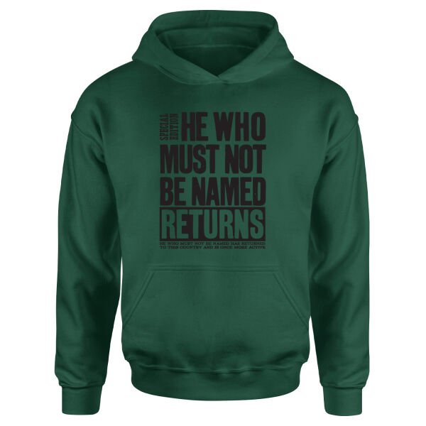 He Returned Hoodie M - Nefti Yeşili