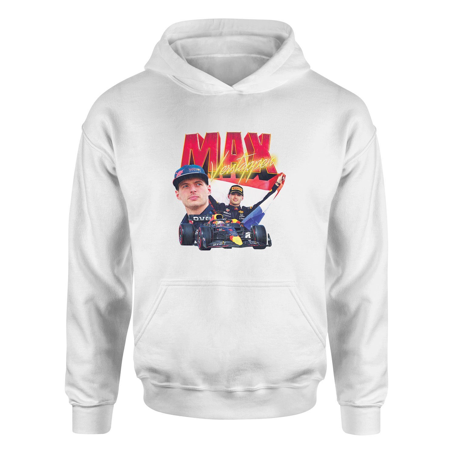 Max Verstappen Champion Hoodie S - Beyaz