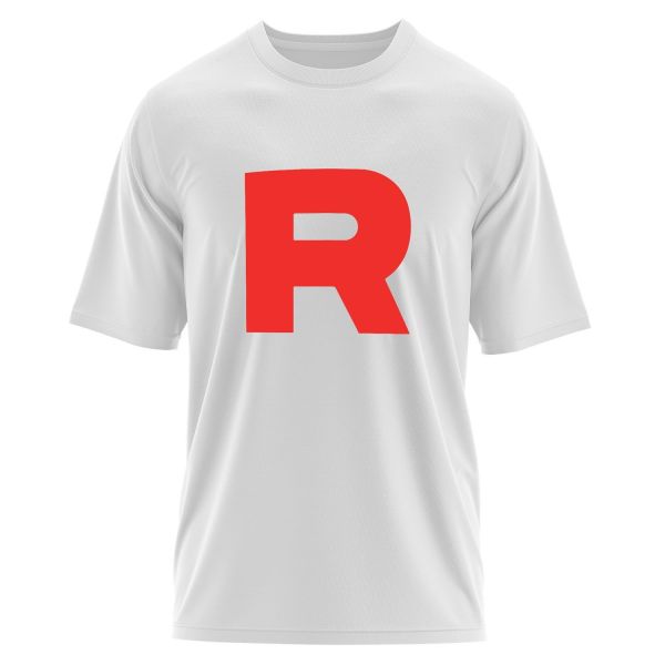 Team Rocket Oversize Tişört M - Beyaz